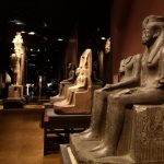 Vista della "Galleria dei Re" all'interno del Museo Egizio